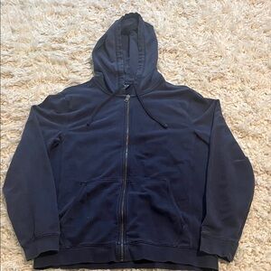 Armani Exchange Dark Blue Zip-Up Sweater